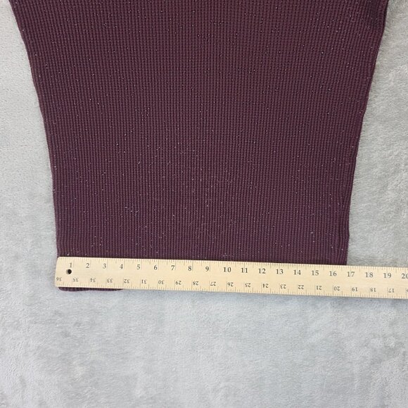 Abercrombie & Fitch Muscle Shirt Mens Size L Burgundy Thermal Waffle Henley Y2K - Picture 7 of 10